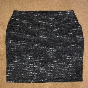 B&W Mini Skirt Size M